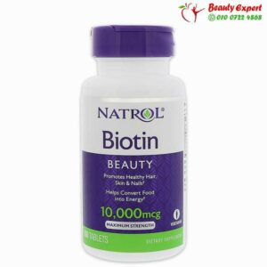 Natrol Biotin maximum strength 10000 mcg, 100 Tablets