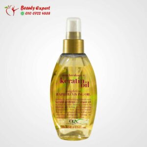 OGX Keratin oil to protect hair